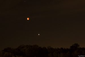 photo éclipse lune mars